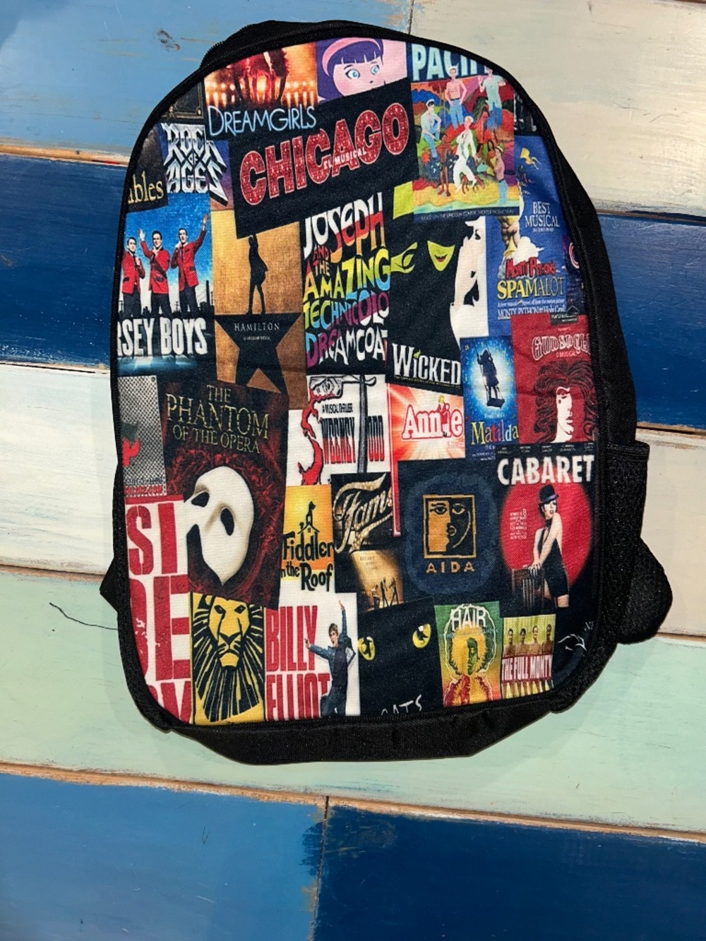 Broadway Musical Theater Collage Backpack
